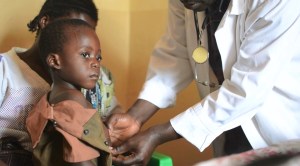 Child At Katawa Community Clinic