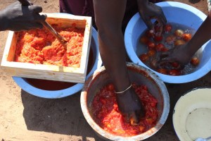 Some of our Family Life Group leaders learned to make tomato jam, soya milk, and soya sausages.